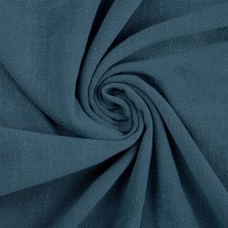 Len z wiskozą ubraniowy - ciemny jeans (Stellar)
