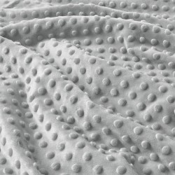 Materiał Minky jasno szary