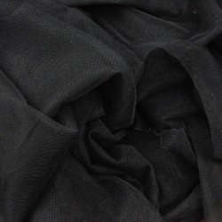 Tiul ubraniowy czarny miękki