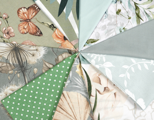 Bawełna wzorzysta (bawełna drukowana) – tkanina na pościel i dekoracje